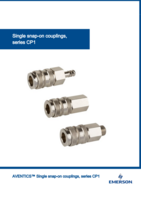 CP1 SERIES: SINGLE SNAP-ON COUPLINGS